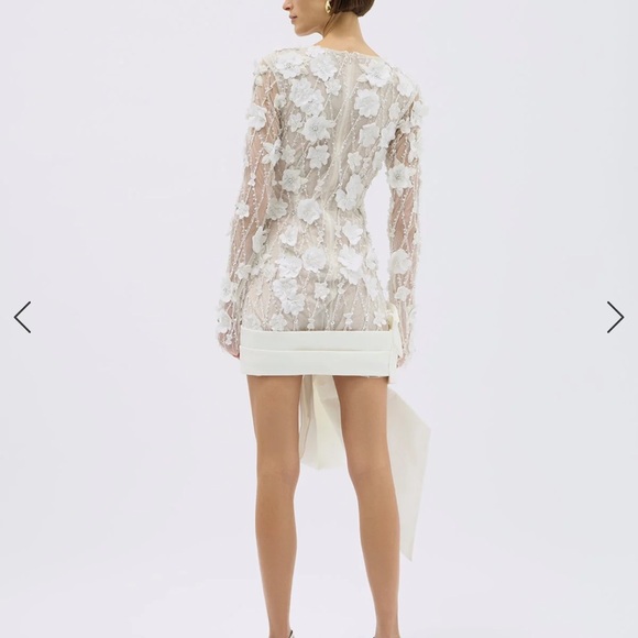 Rachel Gilbert London Bow Mini Dress - Picture 3 of 6